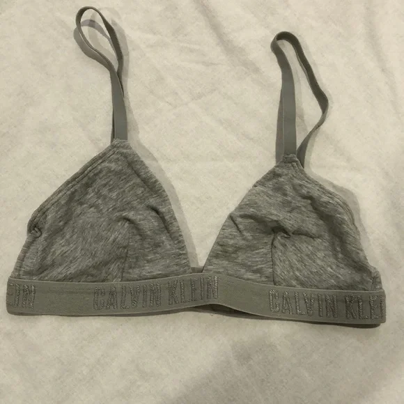 Calvin Klein Triangle Bralettes - Picture 2 of 5